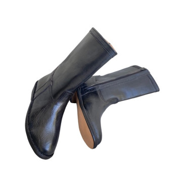 Bottes Femmes en Cuir Véritable - Création Artisanale Élégante et Raffinée