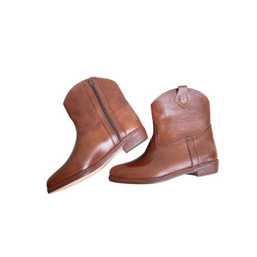 Mini Bottes Pointues en Cuir Véritable - Style et Artisanat