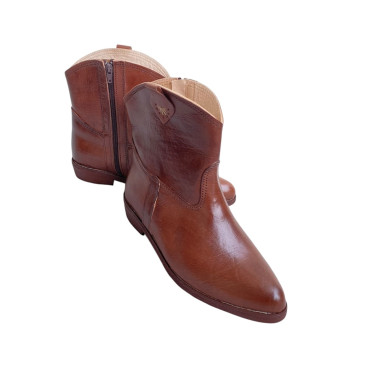 Mini Bottes Pointues en Cuir Véritable - Style et Artisanat